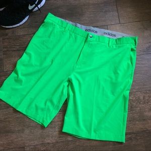 lime green golf shorts